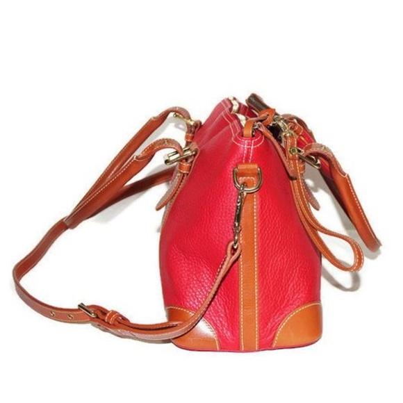 Dooney & Bourke Domed Satchel and Wristlet Red - Picture 3 of 8